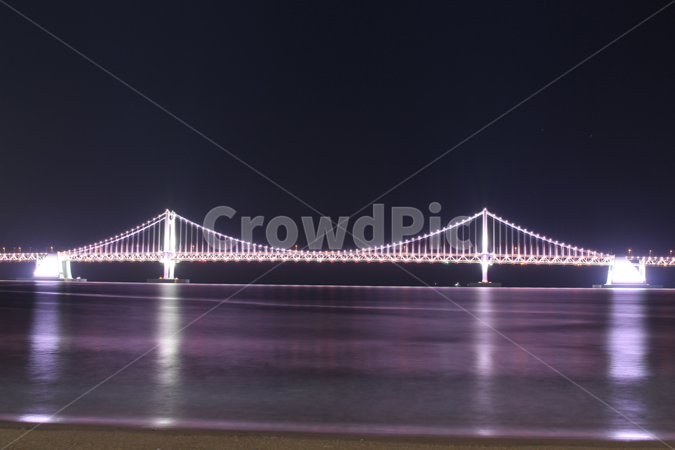 부산,광안대교,야경,다리,장노출,휴식,힐링,빛,국내