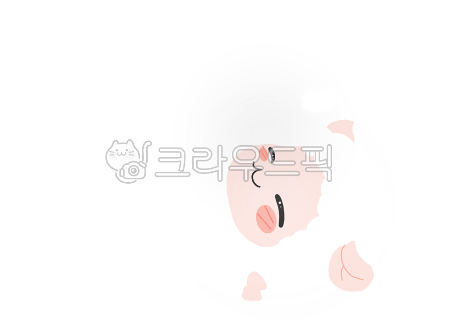 양,양띠,하양,캐릭터,귀여운,애교