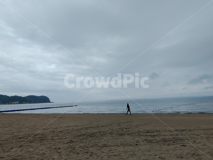 바다,해변,해수욕장,포항바다,영일대,영일대해수욕장,흐림,흐린날씨,흐린