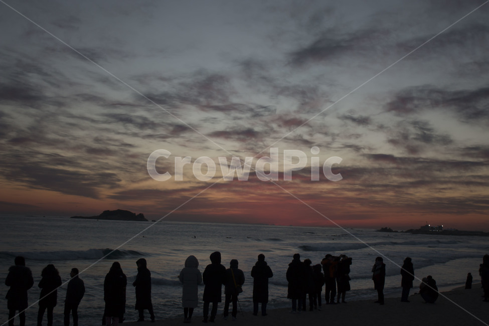 wait,sun,newyear,사람,바다