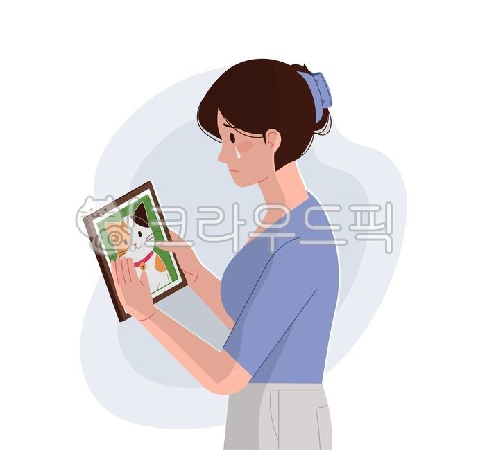 memory,death,concept,dead,miss,character,petloss syndrome,tear,cat,sad,depressed,vector,female,pet,pain,Character,profile,picture,master,Pets,person,illustration,depression,Photo Frame,farewell
