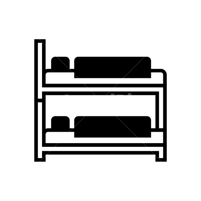 침대,밤,night,이층침대,벙크베드,bed,bunkbed,실내디자인,방,가구,이불,베게,침구,생활,interiordesign,인테리어,침실,실내,그래픽,일러스트레이션,graphic,illustration,아이콘,icon