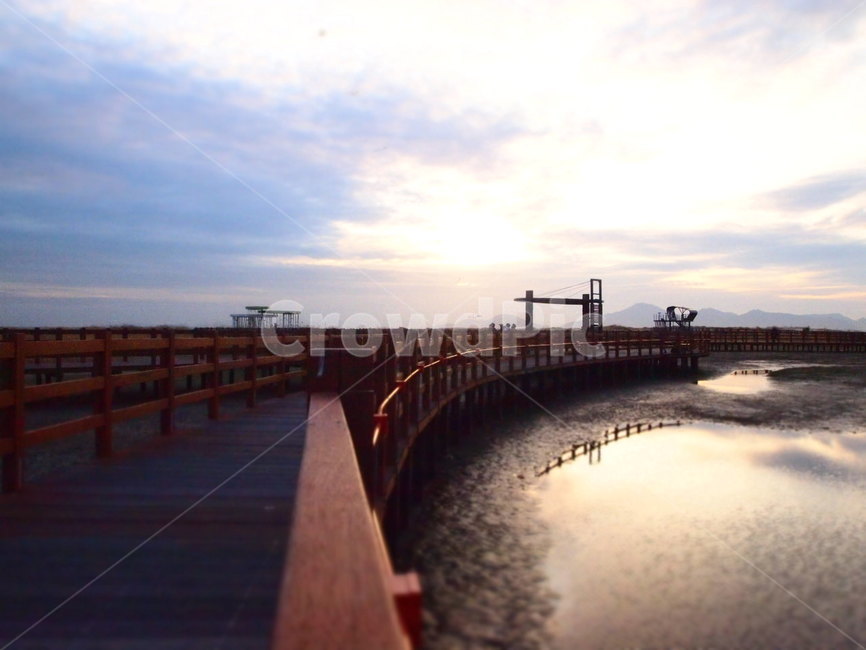 바다,노을,해질녘,다대포,sea,하늘,sunset,자연,풍경,nature,landscape,water,물,waterfront,워터 프론트,pier,교각,port,포트