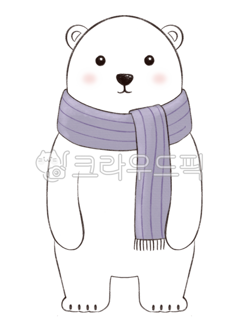 곰,하얀곰,북극곰,흰곰,겨울곰,곰일러스트,귀여운곰,곰캐릭터,겨울,동물,캐릭터,목도리,일러스트,클립아트,디자인소스,꾸미기,장식,스티커,다이어리꾸미기,시즌,계절,겨울환경판,야생동물,포유류,수채화,질감,겨울도안,추운,귀여운,귀여운동물캐릭터,카드꾸미기,북극,하얀,정면,손그림,곰그림