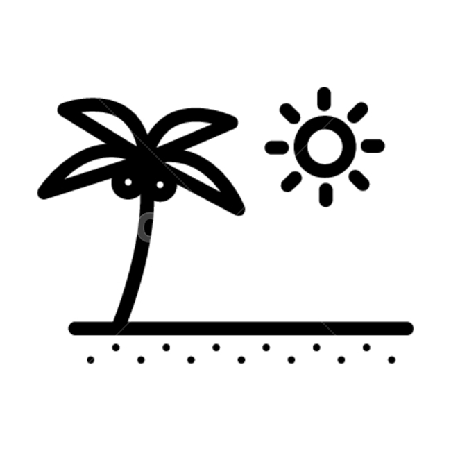 비치,해변가,모래사장,모래밭,태닝,야자수,여름,방학,홀리데이,holiday,바캉스,무더위,여름방학,휴가,여름휴가,힐링,태양,썬베드,여름,계절,summer,season,그래픽,일러스트레이션,graphic,illustration,아이콘,icon,stencil,원판