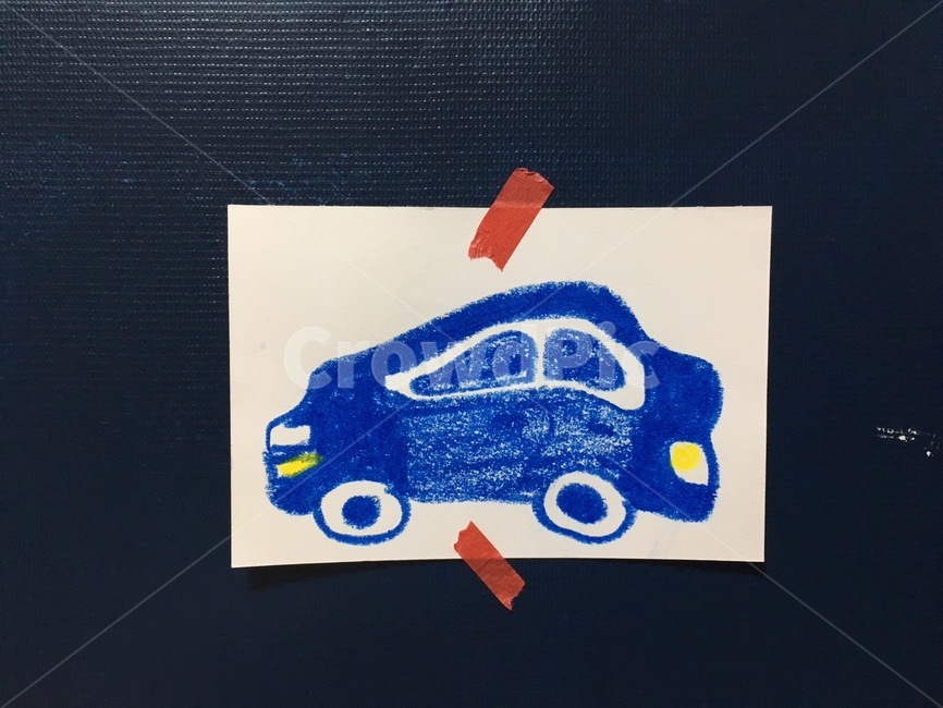 자동차그림,자동차,크레파스,그림,어린이,유아