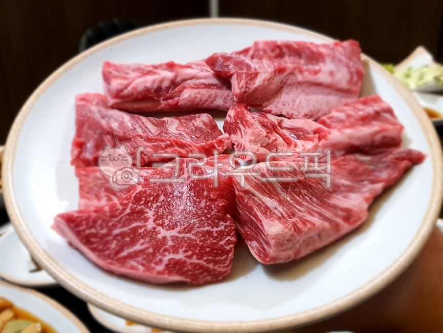 rib meat,marbling,fan meat,beef,Korean beef