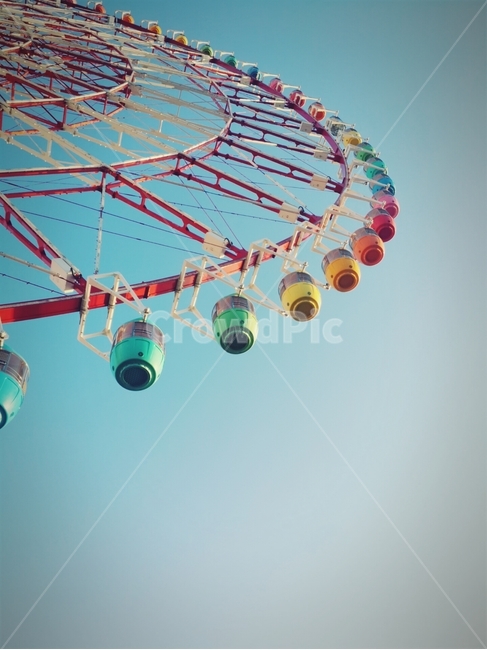 관람차,하늘,놀이공원,무지개,일본,도쿄,놀이공원,놀이동산,놀이터,amusement park,playground