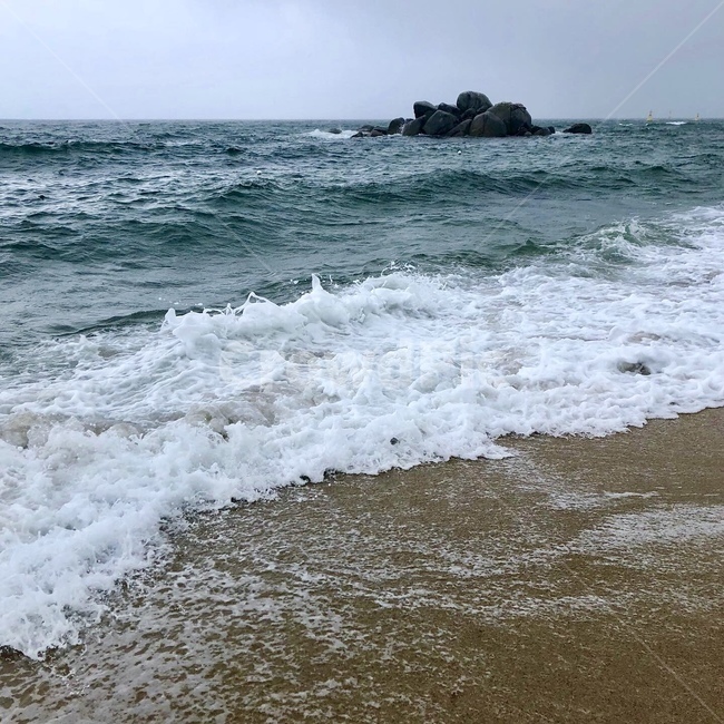 강릉,바다,자연,물,파도