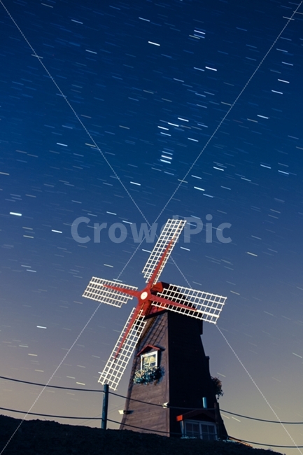 별,밤하늘,풍차,궤적,공원,감성,sensible,feeling,야경,밤,풍경,nightscape,night,landscape,motor,모터,machine,기계,engine,엔진