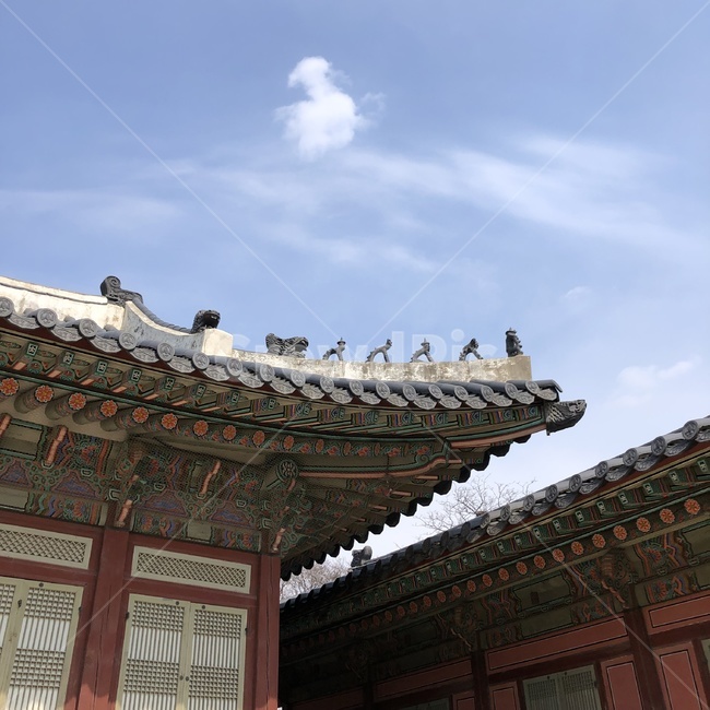 경복궁,한옥,처마,한국,지붕,기와,잡상,하늘,서울,한국전통,한국문화,korean traditional,korean culture,건축물,건물외관,exterior,building,structure,architecture,construction