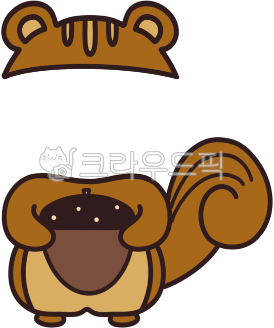 Squirrel design,squirrel,animal face synthesis,Squirrel illustration,Animal composite design,acorn,Squirrel synthesis,animal synthesis,Autumn environment composition