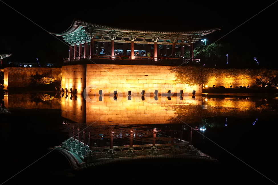 건물,건축물,경주,야경,안압지,building,architecture,야경,밤,풍경,nightscape,night,landscape