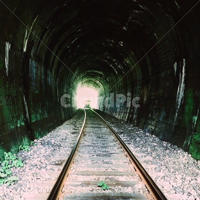 터널,tunnel,이끼,빛,어두움,초록,철길,교통,교통수단,traffic,transportation