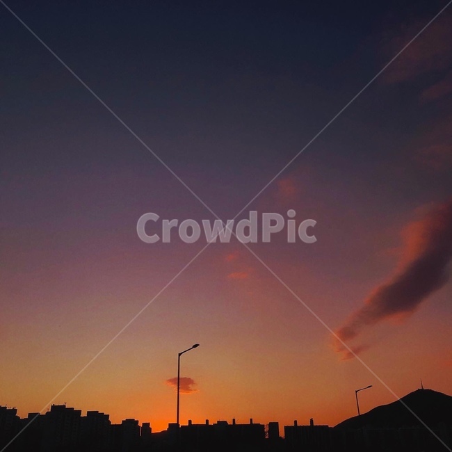 하늘,야경,황혼,일몰,redsky,붉은하늘,nature,자연,감성