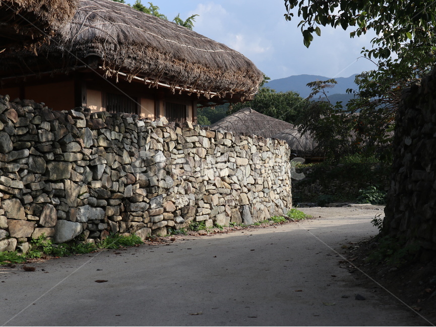 외암마을,아산,골목길,초가집,돌담,한국전통,한국문화,korean traditional,korean culture