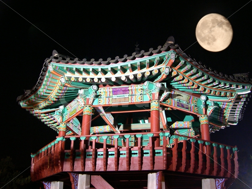 정자,달,전통,단청,전통건축,건축,한국,korea,야경,밤,풍경,nightscape,night,landscape,한국전통,한국문화,korean traditional,korean culture,architecture,건축물,building,건물,worship,예배,shrine,신사