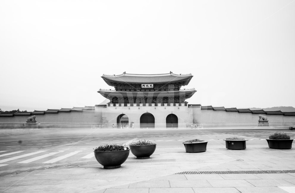 광화문,경복궁,한국,궁,서울,seoul,korea,palace,고궁,기와,문화,전통,한국전통,랜드마크,landmark,tourist attraction,한국전통,한국문화,korean traditional,korean culture,흑백,모노톤,monochrome,black and white