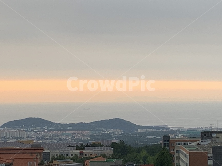 제주,바다,석양,노을,작은섬,하늘,붉은노을