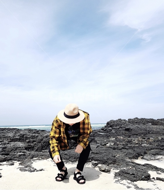 바다,여행,인물화,제주도,하늘,이쁜배경,여행패션