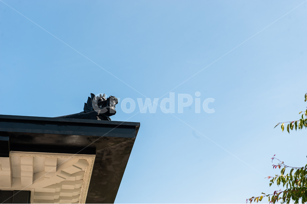 처마,지붕,하늘,풍경,여름,한국전통,한국문화,korean traditional,korean culture,건축물,건물외관,exterior,building,structure,architecture,construction
