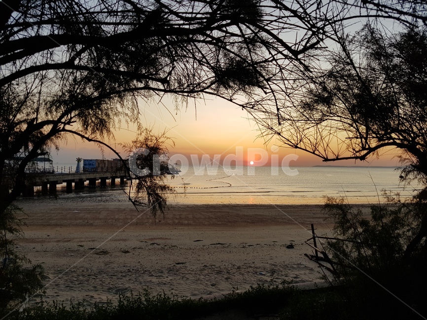 자연,일출,태양,바다,새벽,일몰