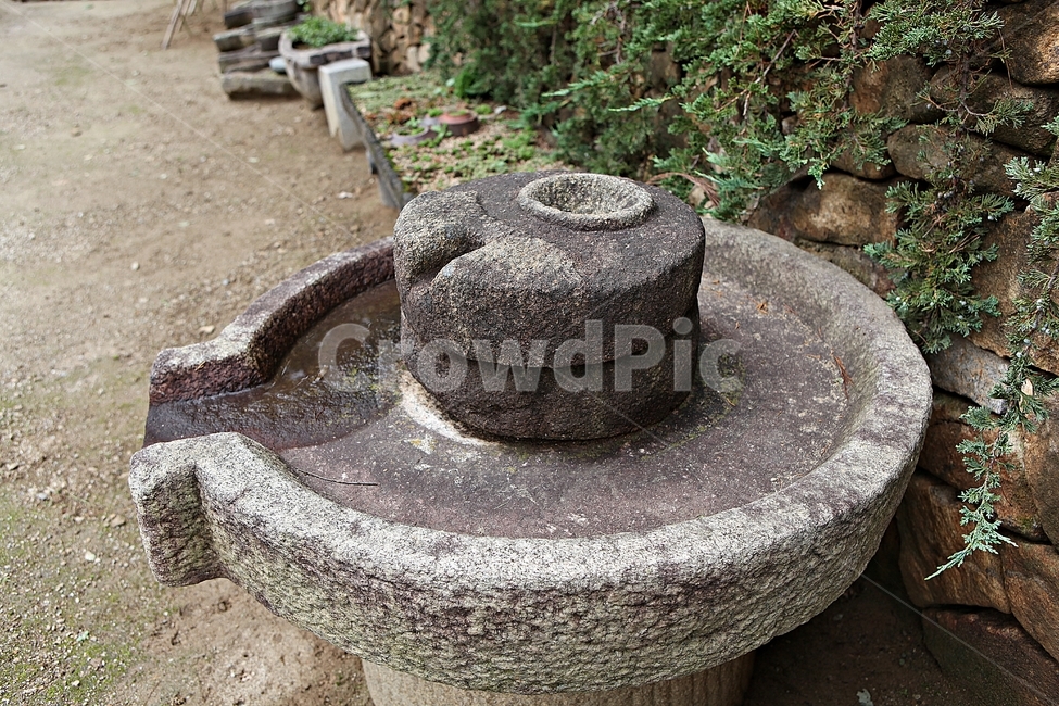 맷돌,돌,이중돌,분쇠기,도구,전통,옛물건,골동품,한국전통,한국문화,korean traditional,korean culture