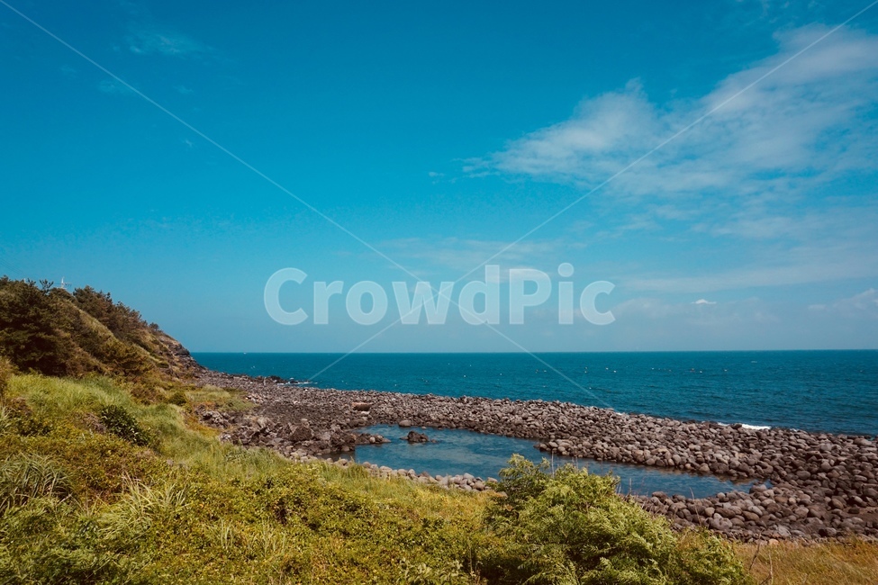 제주도,해변,여름,바다,해안가,좋은날씨,자연,풍경,nature,landscape,한국자연풍경,한국자연경관,korea nature landscape,제주도,jeju,jeju island,architecture,건축물,tower,탑,building,건물,promontory,곶