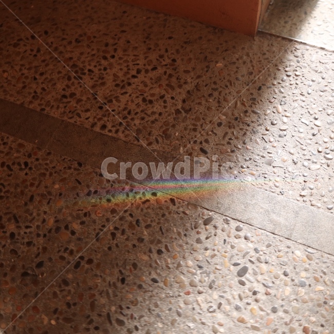 flooring,바닥,floor,rainbow,무지개,light,빛