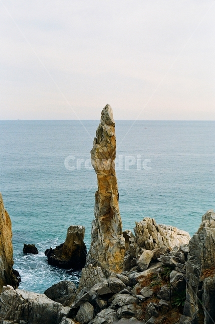 한국,바다,강원도,돌,ocean,stone,columnar,gangwondo,korea,자연,풍경,nature,landscape,rock,록,cliff,낭떠러지,outdoors,옥외,promontory,곶