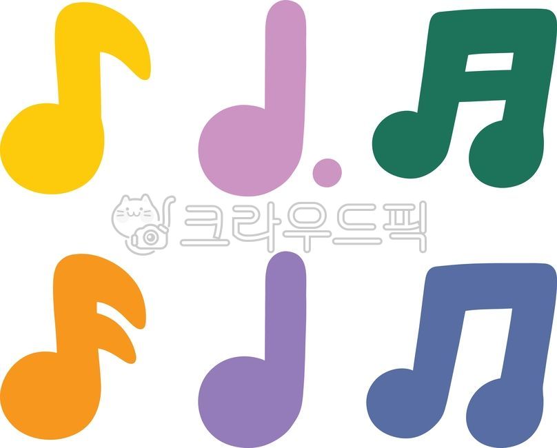 음표, 음악, 악보, 높은음자리표, 낮은음자리표, 사진,이미지,일러스트,캘리그라피 - smilingly작가