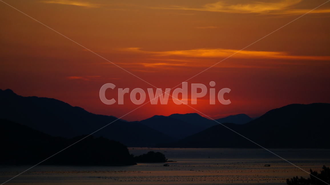석양,노을,풍경,바다,자연,자연,풍경,nature,landscape,outdoors,옥외,dusk,황혼,sunset,일몰,dawn,새벽,sky,하늘,red sky,붉은 하늘