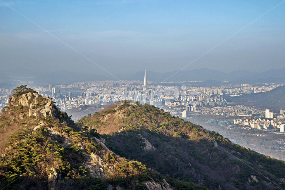 관악산,봉우리,과천,도심,잠실,강남