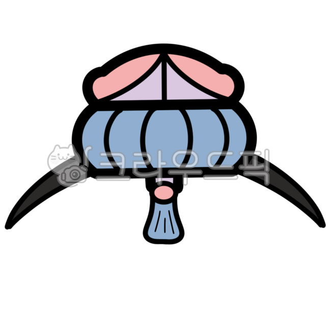 족두리,한복,머리띠,한복머리띠,족두리일러스트