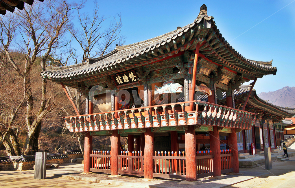 범종각,통도사,양산,유네스코세계문화유산,2층누각,불전사물,고건축,법보사찰,한국전통,한국문화,korean traditional,korean culture,건축물,건물외관,exterior,building,structure,architecture,construction