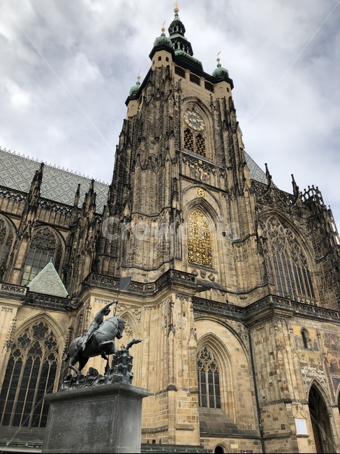 Vitus Cathedral,St Vitus Cathedral,Prague Castle,Nice architecture,building,Prague