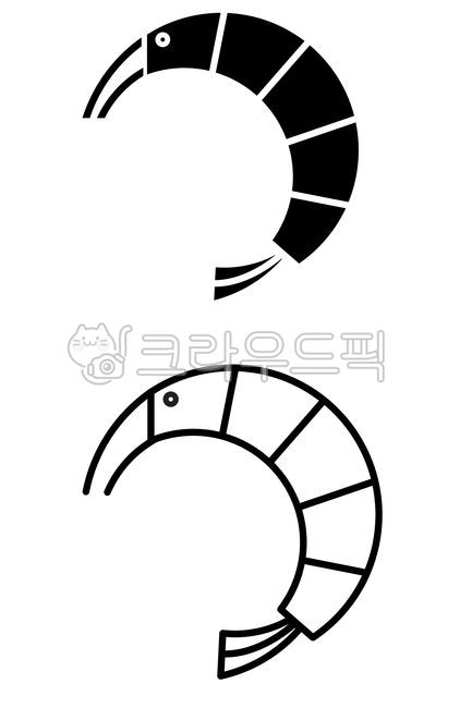 새우,새우로고,새우케릭터,shrimp,새우심볼,symbol,logo,sign