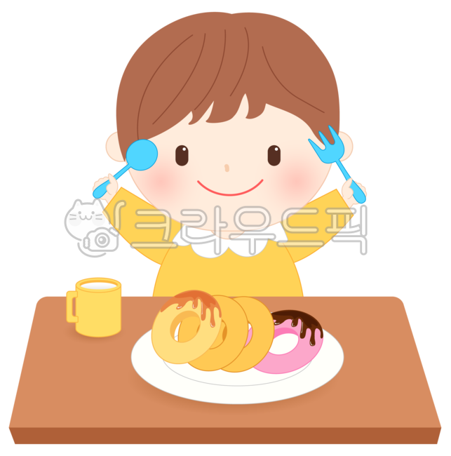 tea time,Meal time,Young kid,cafeteria,snack time,character,children,cake,donut,kindergartner,bakery,caramel,hand drawing,Day care Center,milk,png,Childrens dessert,delicious,cafe,milk cup,kindergarden,Spoon,child,cup,object,snack,kid,Caramel Donut,plate,