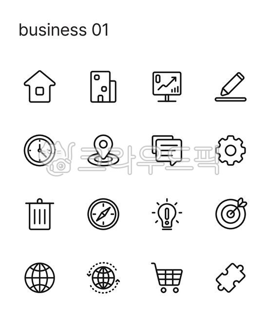 비지니스,비즈니스,아이콘,라인아이콘,비즈니스아이콘,비지니스아이콘,ai,ai파일,일러스트,일러스터레이터,집,빌딩,쓰기,시계,위치,설정,휴지통,나침반,과녁,지구본,지구,카트,블럭,조각,business,line,icon,businessicon,lineicon,businesslineicon