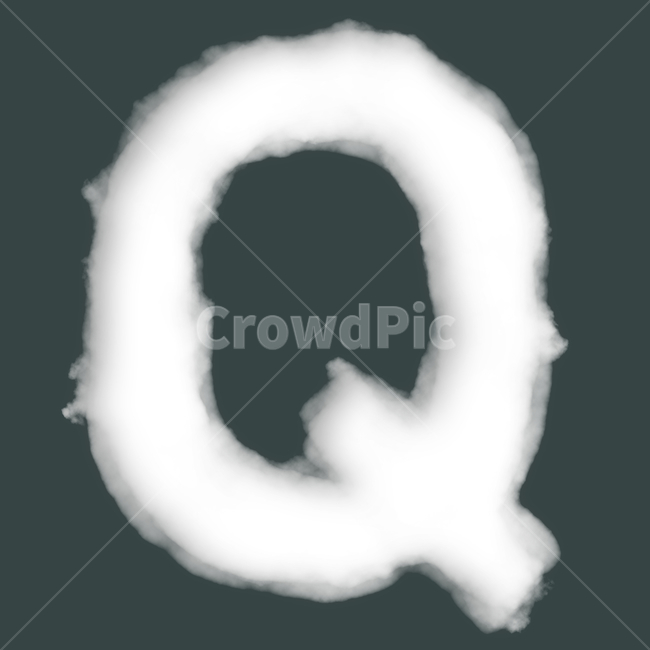 구름,알파벳,타이포그래피,폰트,q,cloud,그래픽,일러스트레이션,graphic,illustration