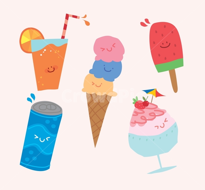 아이스크림,여름,마실것,음료수,쥬스,주스,오렌지,과일,빙수,수박,아이스바,하드바,캔,드링크,일러스트,귀여운,벡터,손그림,얼굴,표정,캐릭터,디자인소스,음식,음식,식재료,요리,food,cook,meal,dishes,food reserves,디저트,간식,후식,dessert,snack,그래픽,일러스트레이션,graphic,illustration
