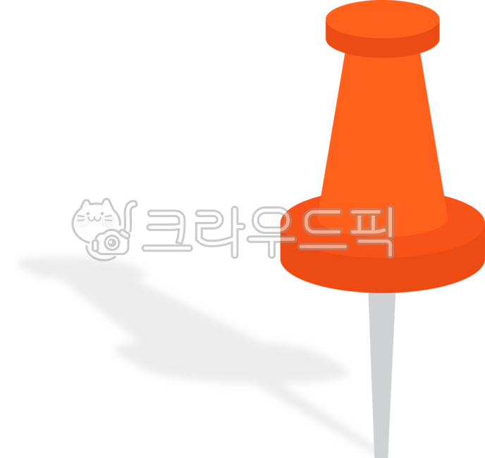 압정, 포인트, 강조, 장소, 지점, 사진,이미지,일러스트,캘리그라피 - 포그니 스케치작가