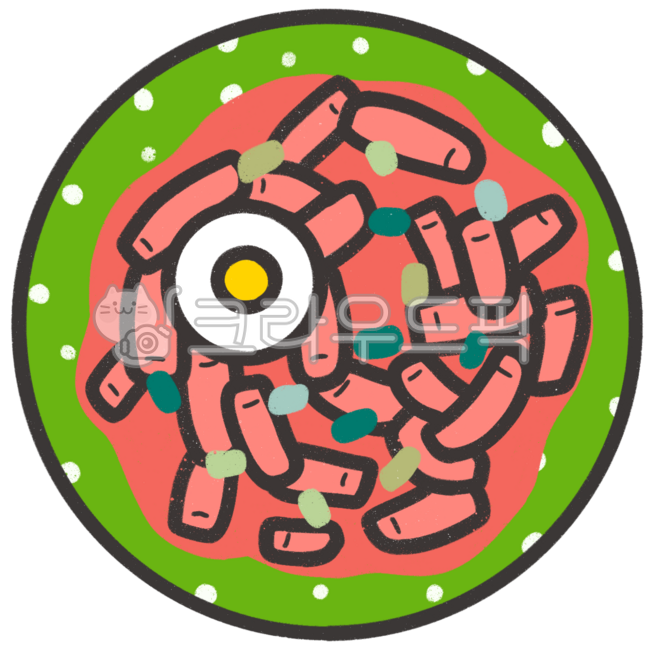 Tteokbokki,snack shop,cute food,snack,Korean food,spicy snack,cute tteokbokki,tteokbokki drawing,emotional illustration,domestic snack,street food,tteokbokki art,illustration recipe,eating show icon