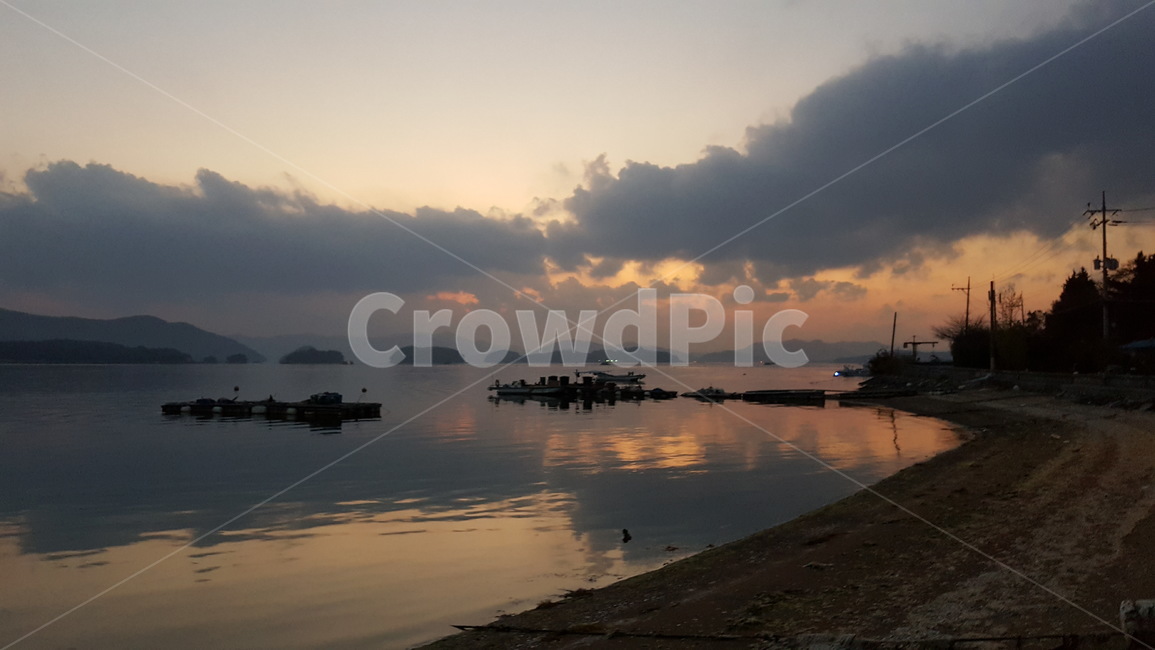 바다,노을,해질녘,마산바다,바다에비친,구름,자연,풍경,nature,landscape,해변,바다,beach,sea,outdoors,옥외,water,물