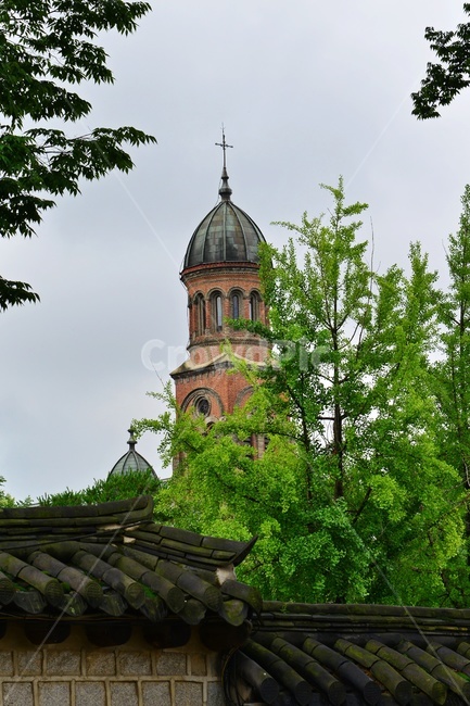 architecture,건축물,tower,탑,building,건물,전주,한옥마을,전동성당,성당,천주교,교회