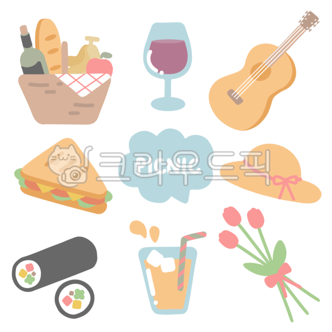 basket,camping,spring,picnic mat,hat,Polkku,baguette,banana,Picnic,png,picnic,drink,toast,Dakku,acoustic guitar,lunch box,transparent sticker,diary decoration,wine,hobby,orange juice,Ponku,fruit,icon,cute,transparent,summer,speech bubble,apple,beverage,va