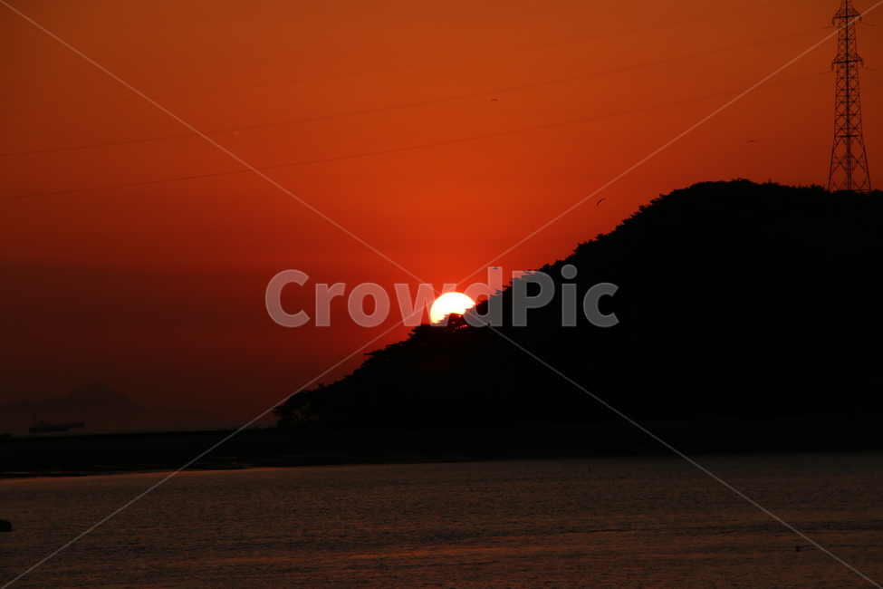 일몰,낙조,당진,도비도항,sunset,왜목마을
