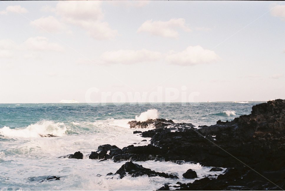 바다,감성,필름,풍경,film,자연,풍경,nature,landscape,ocean,대양,sea,outdoors,옥외,water,물,promontory,곶