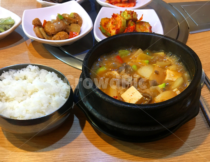 음식,식사,한식,된장,차돌된장찌개,한식상차림