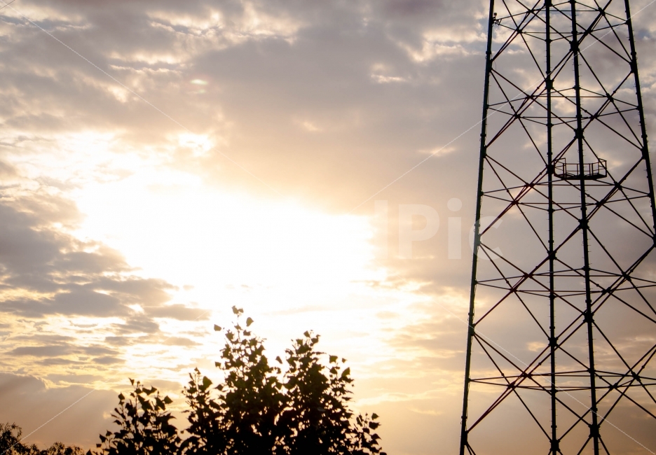 일몰,sunset,빛,light,해,태양,sun,하늘,sky,풍경,landscape,구름,cloud,산업,industry,industrial,에너지산업,energy industry,electric transmission tower,송전탑,power lines,전력선,cable,케이블
